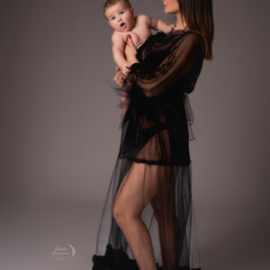 abito maternity Black Rose sartoria partenopea Paola nuvolin sartoriale made in italy la tua fotografa di famiglia