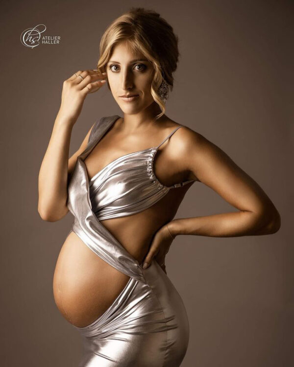 aury sigrid haller silver asimmetrico sartoriale made in Naples maternity